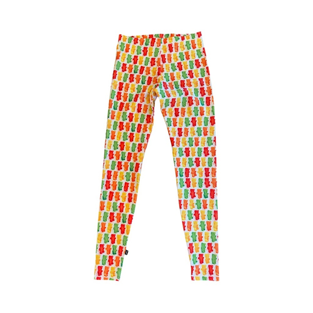 Zara Terez Girls Multicolor Gummy Bear Design Leggings NWOT Size L